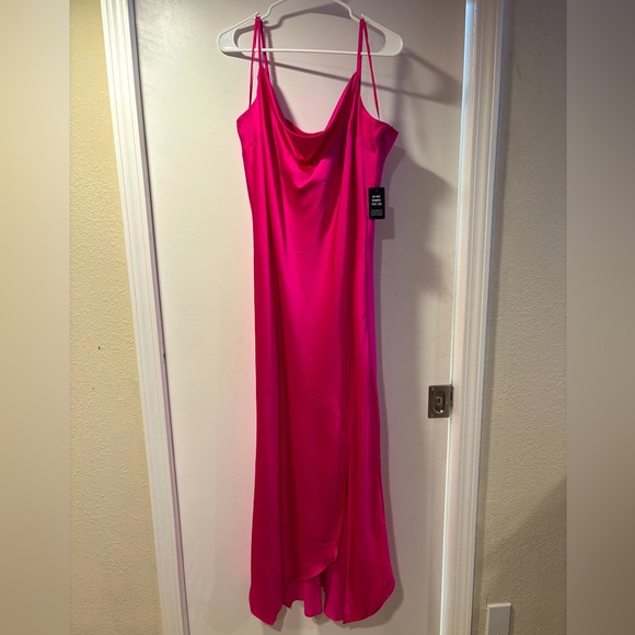 Express Silk Slip Dress - Picture 1 of 5